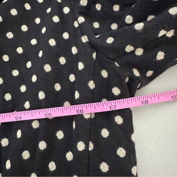 The Loft soft polka dot blazer Black with beige spots size 6 - Picture 7 of 9